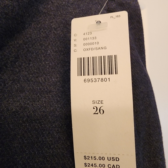 AG Adriano Goldschmied Tailored Devin Ultra Wide Leg Pants in Oxford Blue - Picture 12 of 16